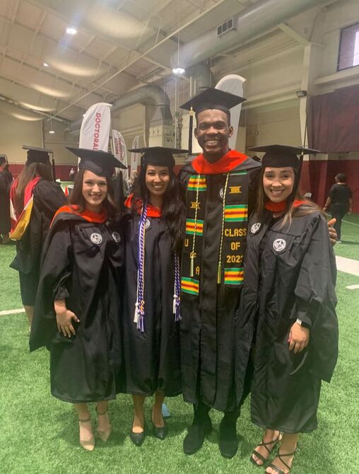 Four SAVE lab team members earned Master's degrees in Civil Engineering.